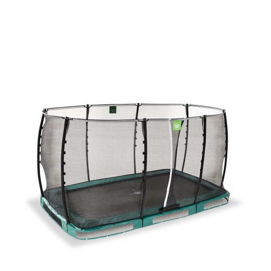 EXIT Allure Classic Bodentrampolin 214x366cm - gr&uuml;n