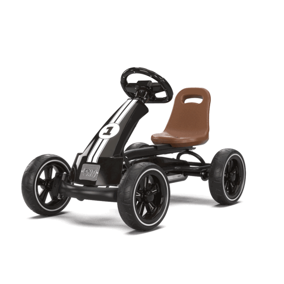 EXIT Foxy Go-Kart für Kinder schwarz | Pedal-Go-Kart ab 2 Jahren