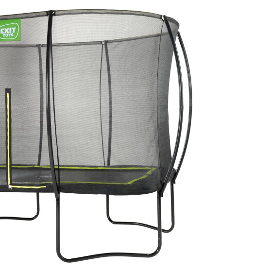 EXIT Silhouette Trampolin 214x305cm mit Leiter - schwarz