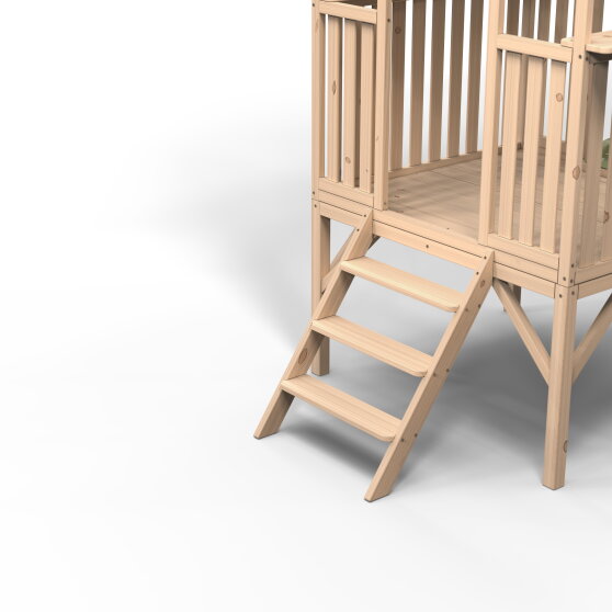 EXIT Panorama 300 Holzspielhaus mit Rutsche