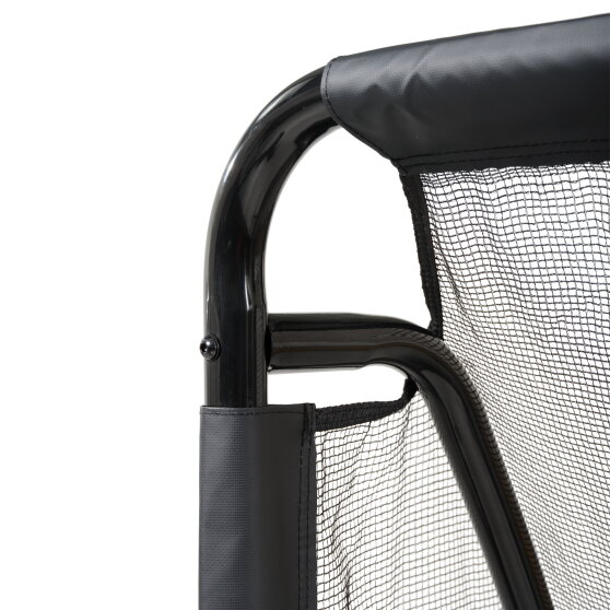 EXIT Coppa stählernes Fußballtor 220x170cm - schwarz