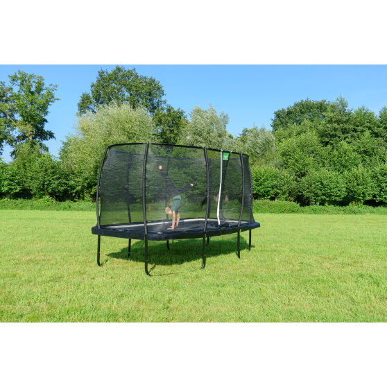 EXIT Allure Classic Trampolin 214x366cm - schwarz