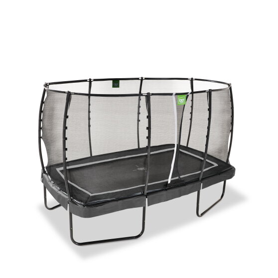 EXIT Allure Premium Trampolin 214x366cm - schwarz