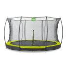 EXIT Silhouette Bodentrampolin ø366cm mit Sicherheitsnetz - grün