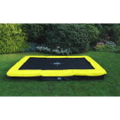 EXIT Silhouette Bodentrampolin 214x305cm - grün