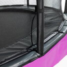 EXIT Elegant Premium Inground-Trampolin 214x366cm mit Deluxe Sicherheitsnetz - lila