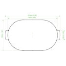 EXIT Panna-Feld oval 795x488cm