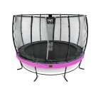 EXIT Elegant Premium Trampolin ø427cm mit Deluxe Sicherheitsnetz - lila