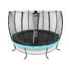 EXIT Elegant Trampolin ø427cm mit Economy Sicherheitsnetz - blau