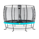 EXIT Elegant Trampolin ø366cm mit Economy Sicherheitsnetz - blau