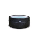Avenli Osaka Leather Whirlpool ø156x70cm - schwarz
