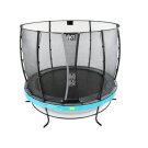 EXIT Elegant Trampolin ø253cm mit Economy Sicherheitsnetz - blau