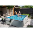 EXIT Soft Grey Pool 300x200x65cm mit Filterpumpe&nbsp;und Sonnensegel - grau