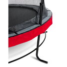 EXIT Elegant Trampolin ø253cm mit Economy Sicherheitsnetz - rot