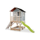 EXIT Loft 500 Holzspielhaus - blau