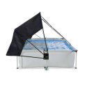 EXIT Soft Grey Pool 300x200x65cm mit Filterpumpe&nbsp;und Sonnensegel - grau