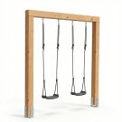 EXIT Linea Massiv 140 Doppelschaukel aus Holz