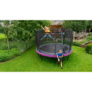 EXIT Elegant Premium Trampolin ø427cm mit Deluxe Sicherheitsnetz - lila