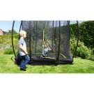 EXIT Silhouette Bodentrampolin 153x214cm mit Sicherheitsnetz - schwarz