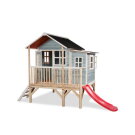 EXIT Loft 350 Holzspielhaus - blau
