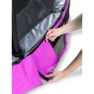 EXIT Elegant Premium Inground-Trampolin 214x366cm mit Deluxe Sicherheitsnetz - lila