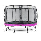 EXIT Elegant Premium Trampolin ø366cm mit Deluxe Sicherheitsnetz - lila