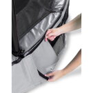 EXIT Elegant Premium Inground-Trampolin 214x366cm mit Deluxe Sicherheitsnetz - grau