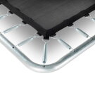 EXIT Silhouette Trampolin 244x366cm mit Leiter - schwarz