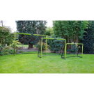 EXIT Tempo stählernes Fußballtor 300x200cm - grün/schwarz