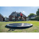 EXIT Silhouette sports Bodentrampolin ø305cm - grün