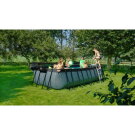 EXIT Stone Pool 540x250x122cm mit Sandfilterpumpe - grau