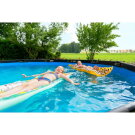 EXIT Black Leather Pool ø488x122cm mit Sandfilterpumpe - schwarz