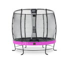 EXIT Elegant Premium Trampolin ø253cm mit Deluxe Sicherheitsnetz - lila
