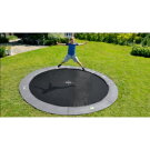 EXIT InTerra ebenerdige Trampolin ø427cm - grau