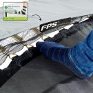 EXIT Elegant sports Bodentrampolin 214x366cm - grün