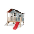 EXIT Loft 350 Holzspielhaus - blau