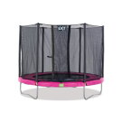 EXIT Twist Trampolin ø244cm - rosa/grau