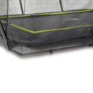 EXIT Silhouette Bodentrampolin 244x366cm mit Sicherheitsnetz - schwarz