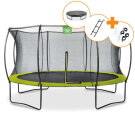 EXIT Silhouette Trampolin ø427cm - grün + gratis Zubehörset