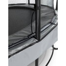 EXIT Elegant Premium Trampolin ø427cm mit Deluxe Sicherheitsnetz - grau