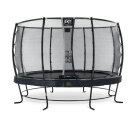 EXIT Elegant Premium Trampolin ø366cm mit Deluxe Sicherheitsnetz - schwarz
