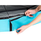 EXIT Elegant Trampolin 214x366cm mit Economy Sicherheitsnetz - blau