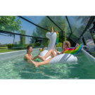 EXIT Black Leather Pool 540x250x122cm mit Sandfilterpumpe und Abdeckung und Wärmepumpe - schwarz