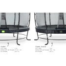 EXIT Elegant Premium Trampolin Komplettset ø253cm - schwarz