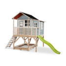 EXIT Loft 550 Holzspielhaus - blau