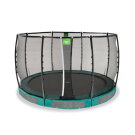 EXIT Allure Premium Bodentrampolin ø366cm - grün
