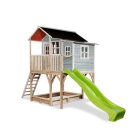 EXIT Loft 750 Holzspielhaus - blau