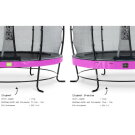 EXIT Elegant Trampolin ø305cm mit Economy Sicherheitsnetz - lila