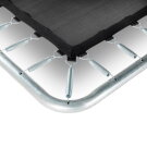 EXIT Silhouette Bodentrampolin 244x366cm mit Sicherheitsnetz - schwarz