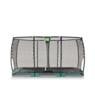 EXIT Allure Premium Bodentrampolin 214x366cm - gr&uuml;n